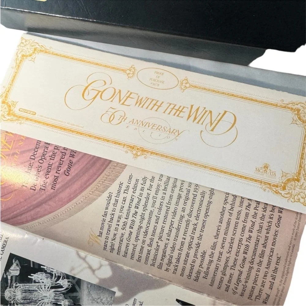 3/$15 Gone with the Wind 50th Anniversary Edition Box Set - Picture 5 of 5
